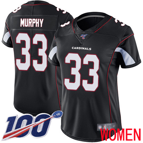 Arizona Cardinals Limited Black Women Byron Murphy Alternate Jersey NFL Football #33 100th Season Vapor Untouchable->arizona cardinals->NFL Jersey